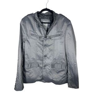 RNT23 London Liberty or Death Moto Grunge Urban Lightweight Jacket Men's XXL